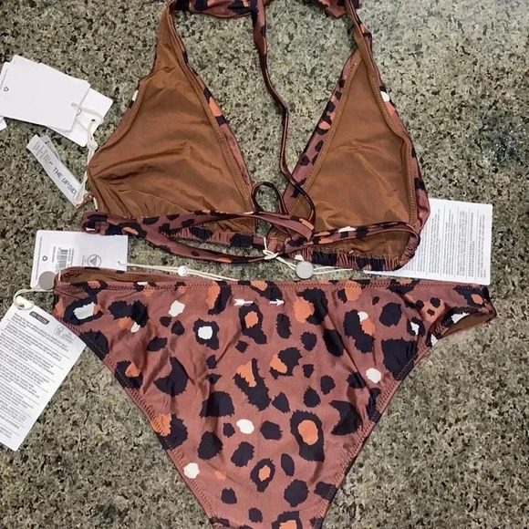 The upside leopard print two-piece bikini Sz L - Picture 6 of 7
